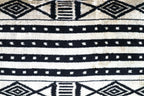 Canvello Luxury Decorative Black & White Throw Pillow | 16 x 24 in (40 x 60 cm) Canvello