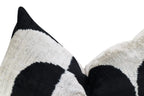 Canvello Luxury Decorative Black White Throw Pillow | 16 x 24 in (40 x 60 cm) Canvello