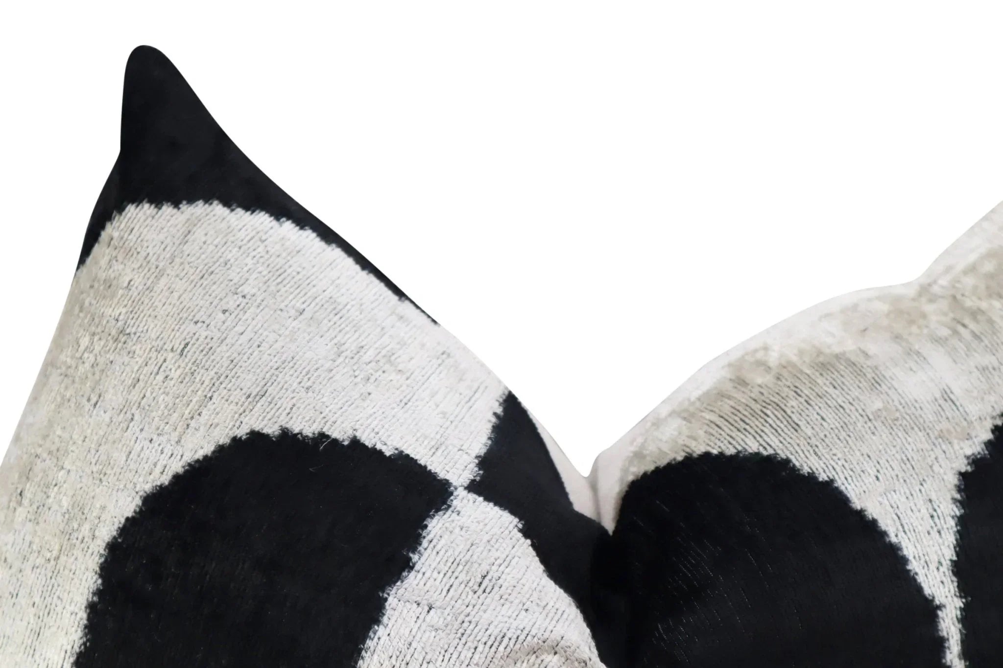 Canvello Luxury Decorative Black White Throw Pillow | 16 x 24 in (40 x 60 cm) Canvello