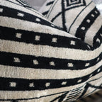 Canvello Luxury Decorative Black & White Throw Pillow | 16 x 24 in (40 x 60 cm) Canvello