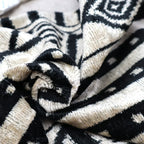 Canvello Luxury Decorative Black & White Throw Pillow | 16 x 24 in (40 x 60 cm) Canvello