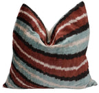 Canvello Luxury Decorative Brown Gray Throw Pillows | 16 x 16 in (40 x 40 cm) Canvello