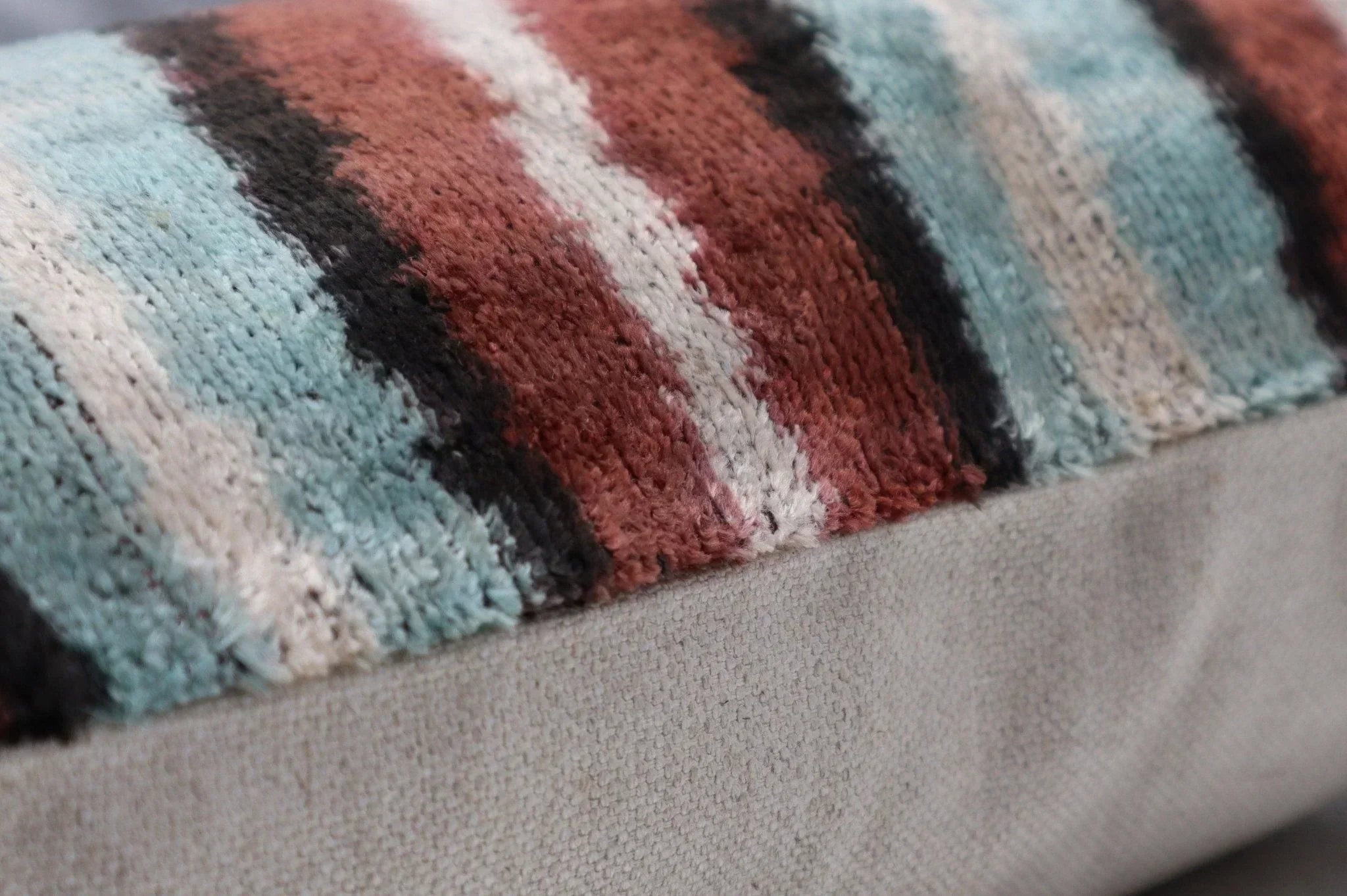 Canvello Luxury Decorative Brown Gray Throw Pillows | 16 x 16 in (40 x 40 cm) Canvello