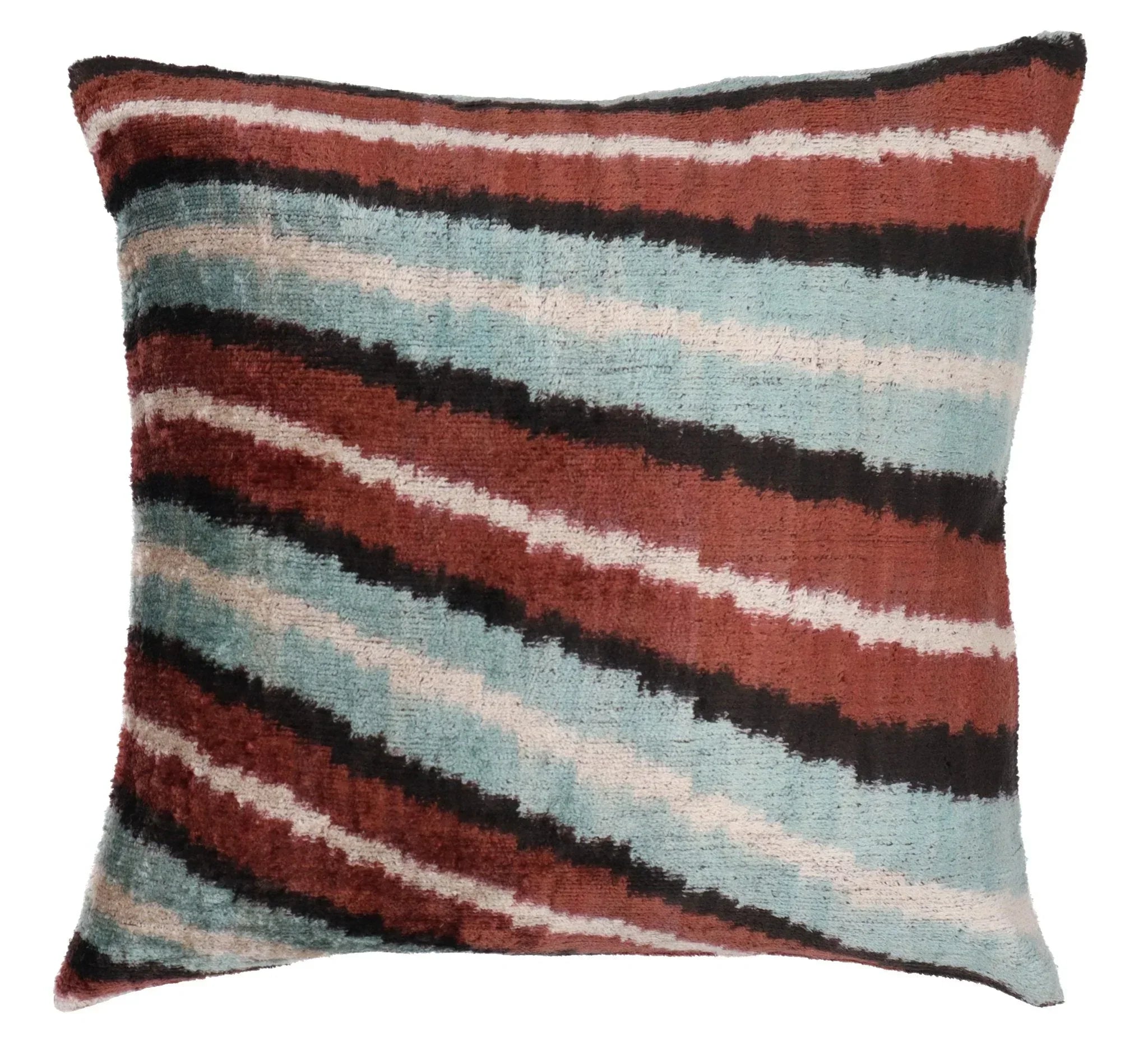 Canvello Luxury Decorative Brown Gray Throw Pillows | 16 x 16 in (40 x 40 cm) Canvello