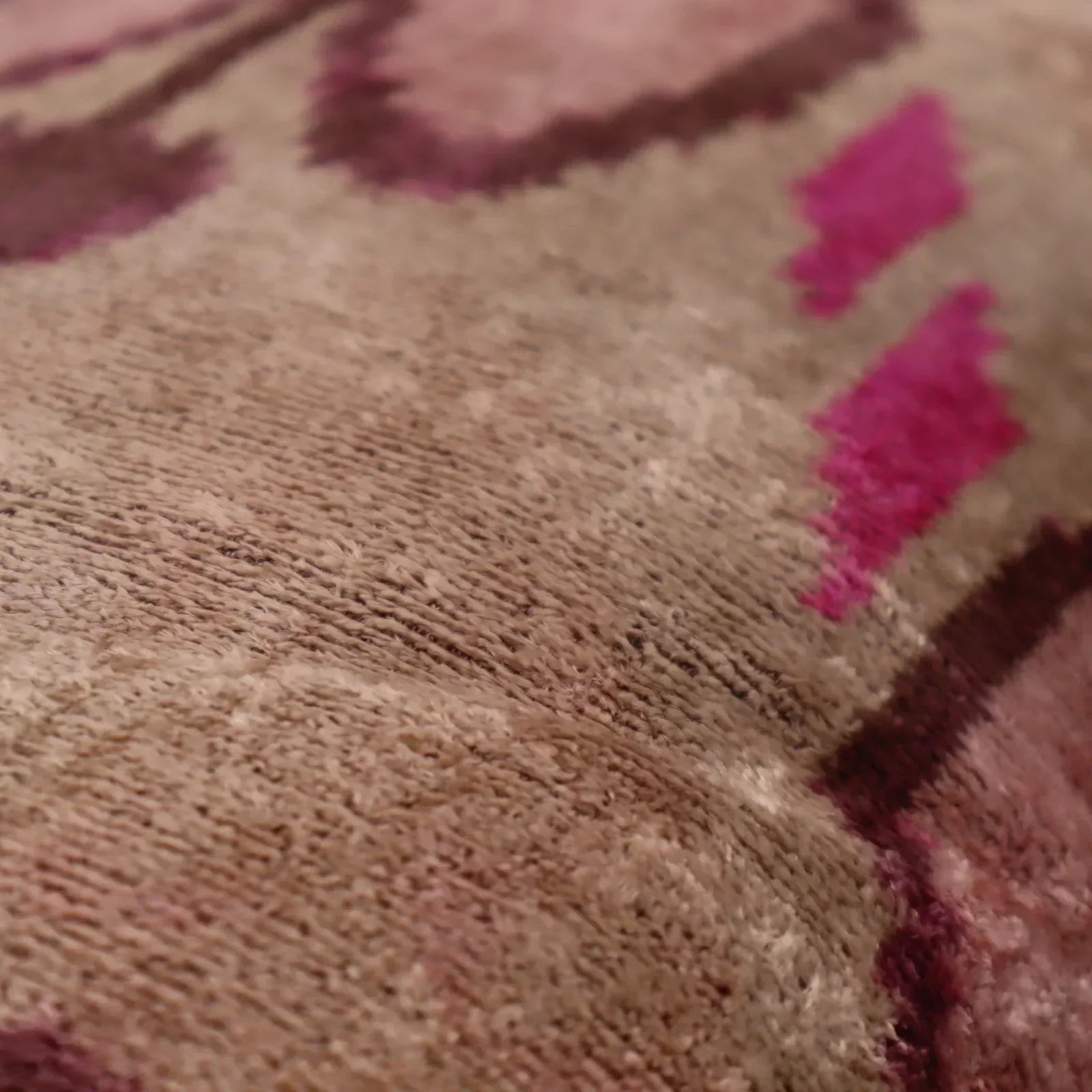 Canvello Luxury Decorative Earth Tones Pink Pillow With Down Insert- 16x24 in Canvello