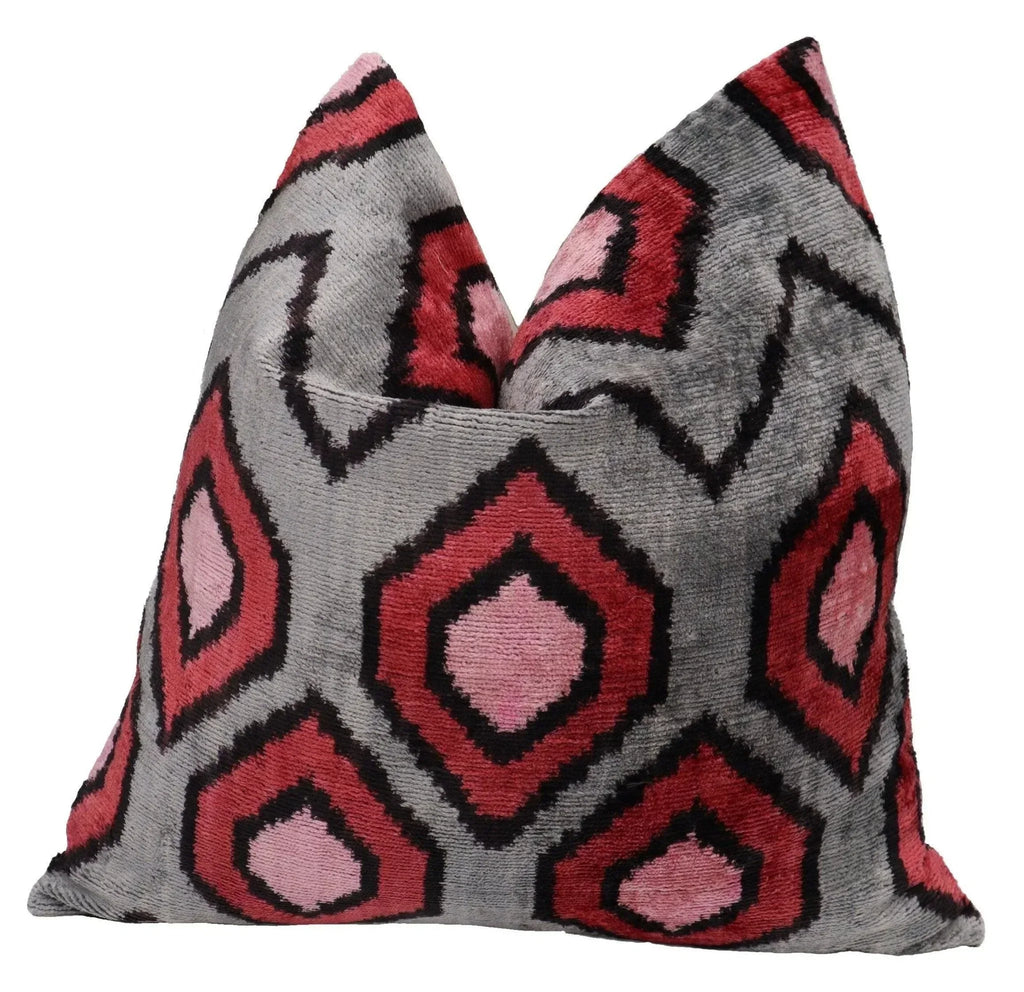Canvello Luxury Decorative Gray Square Pillows | 16 x 16 in (40 x 40 cm) Canvello