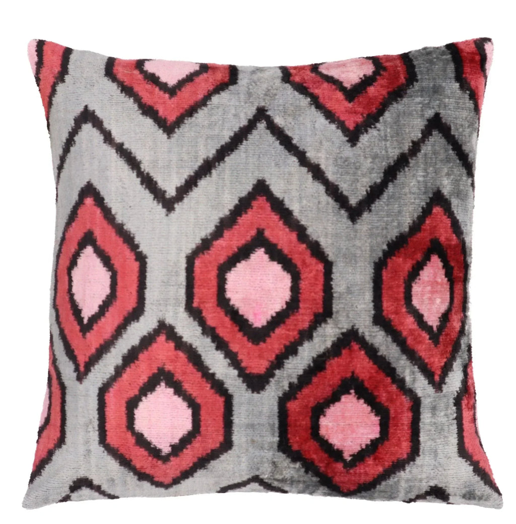Canvello Luxury Decorative Gray Square Pillows | 16 x 16 in (40 x 40 cm) Canvello