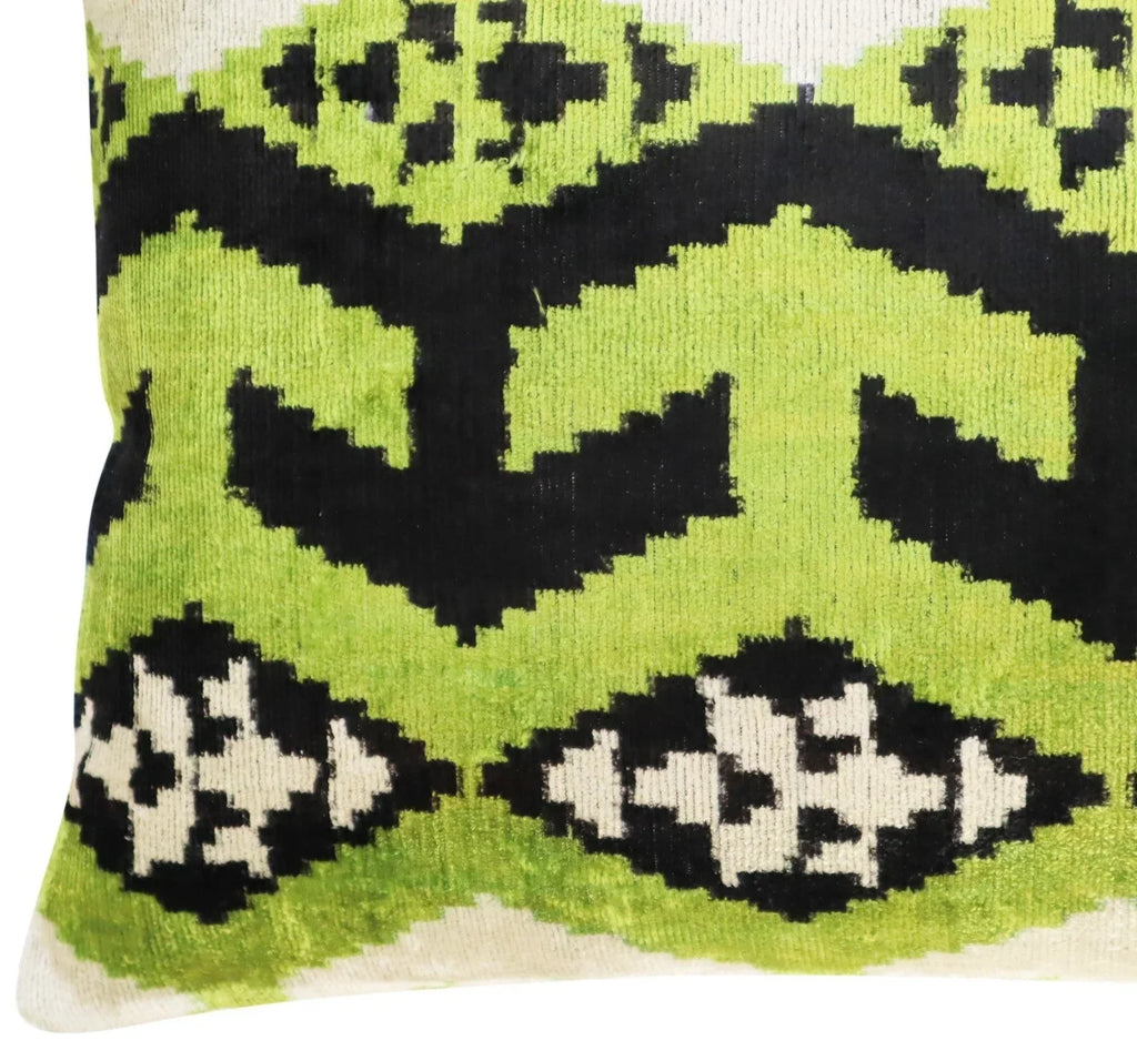 Canvello Luxury Decorative Green Black Throw Pillow | X in (40 X Cm), product packaging - House Of Avana
