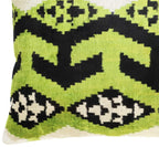 Canvello Luxury Decorative Green Black Throw Pillow | X in (40 X Cm), product packaging - House Of Avana