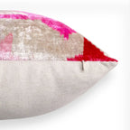 Canvello Luxury Decorative Pink And Gold Pillow | 16 x 16 in (40 x 40 cm) Canvello