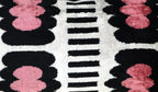 Canvello Luxury Decorative Pink Black White Throw Pillow | 16 x 24 in (40 x 60 cm) Canvello