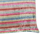 Canvello Luxury Earthtone Stripe Pillow for Couch | X in (40 X Cm), top view - House Of Avana