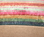 Canvello Luxury Earthtone Stripe Pillow for Couch | X in (40 X Cm), angled view - House Of Avana