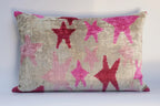 Canvello Luxury Fabric Hot Pink Throw Pillow with Down Insert - 16X24 in Canvello