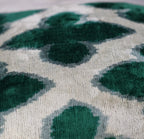 Canvello Luxury Leaf Green Carbon Grey Pillow for Couch | 16x16 Canvello