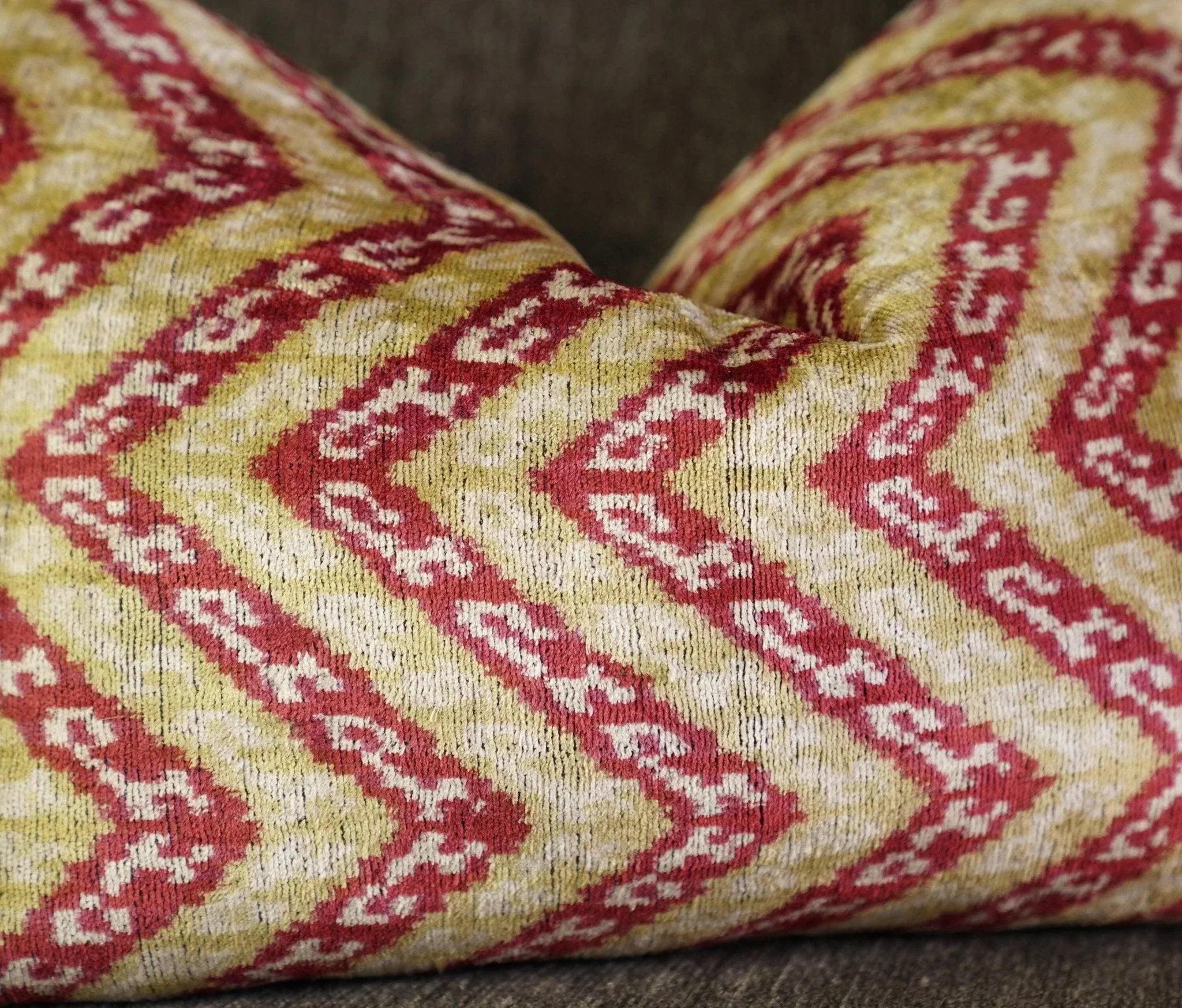 Canvello Luxury Light Brown Pink Throw Pillow Down Filled - 16x24 in Canvello