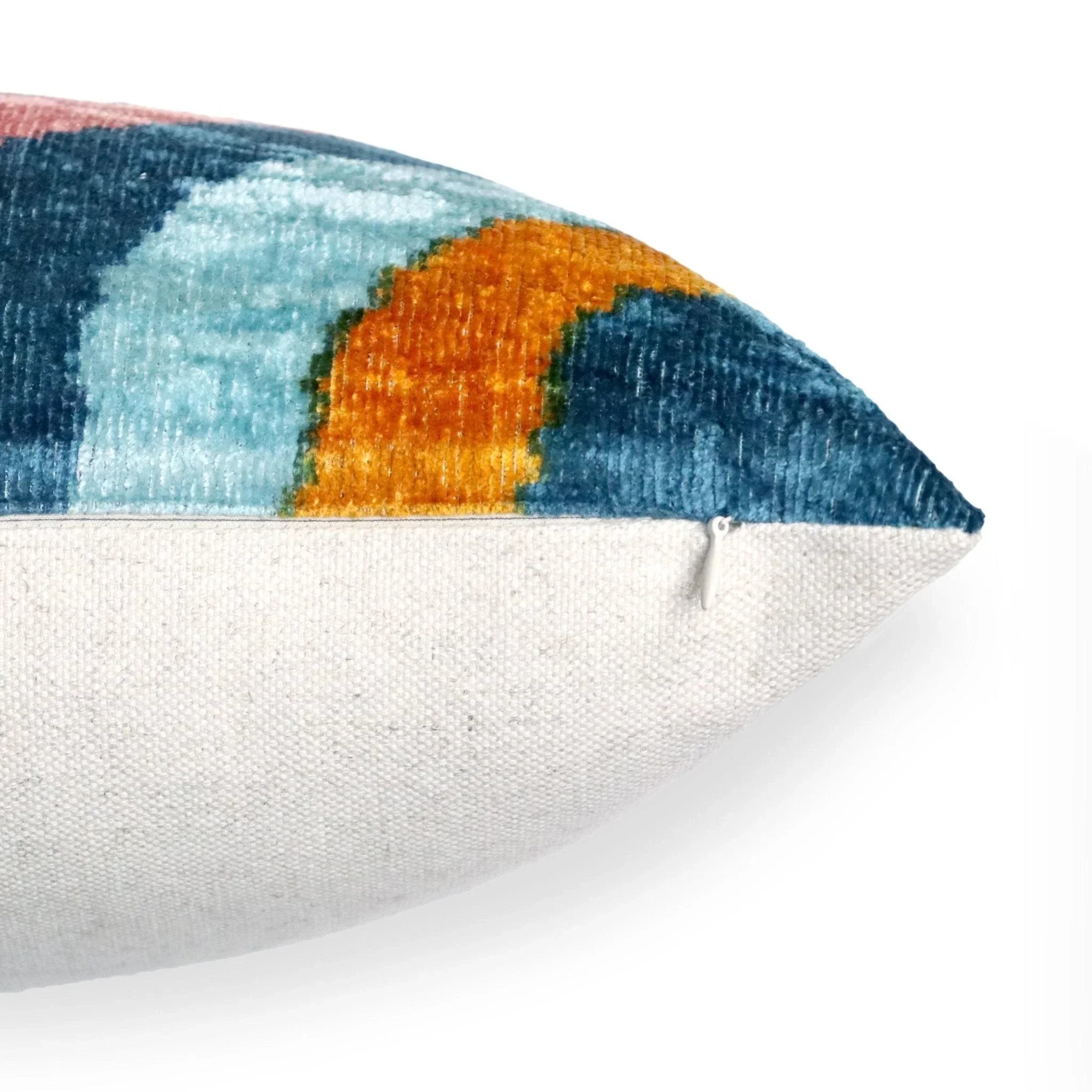 Canvello Luxury Multi Color Throw Pillows Donw Filled - 16x24 in Canvello
