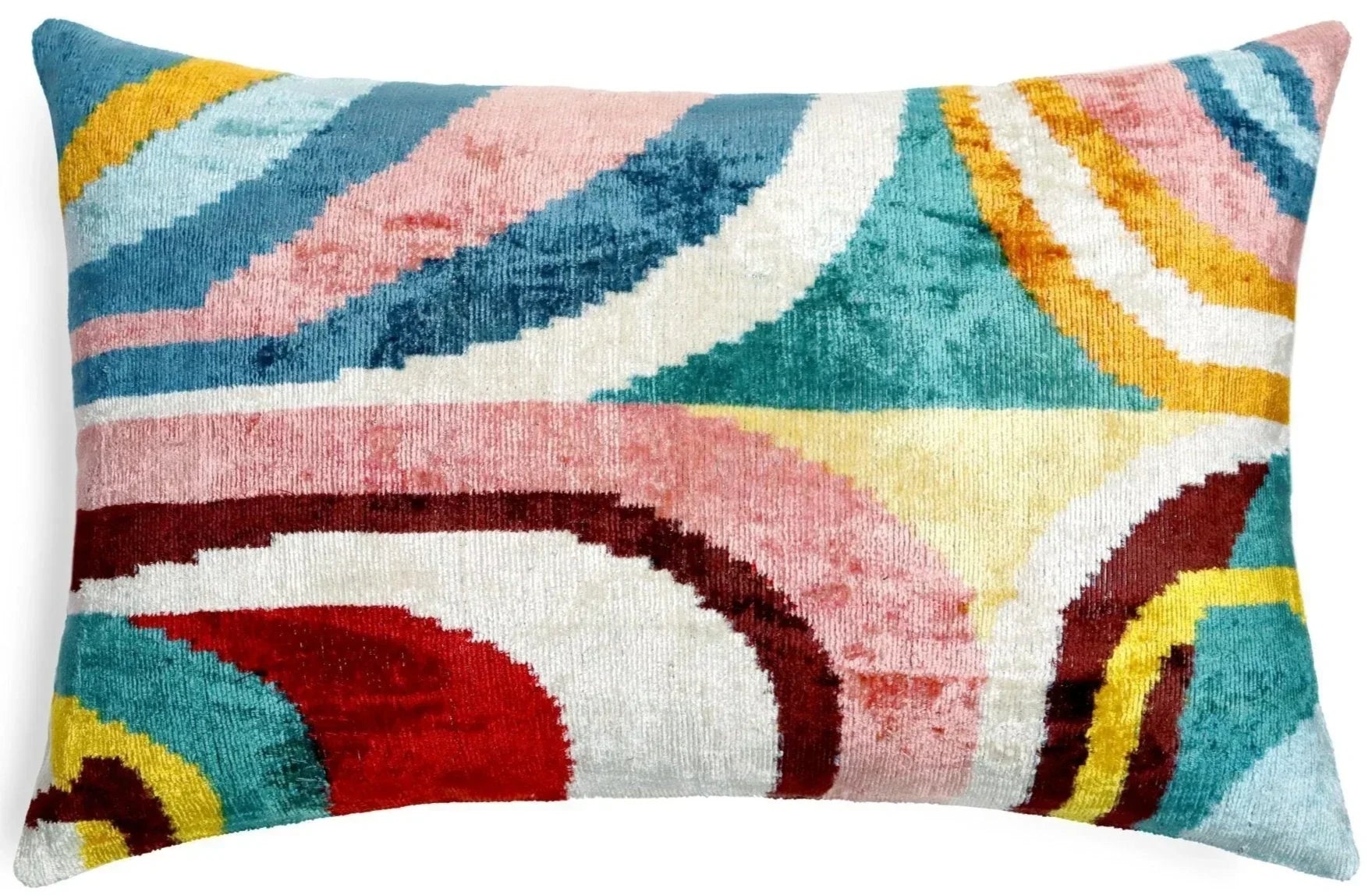 Canvello Luxury Multi Color Throw Pillows Donw Filled - 16x24 in Canvello