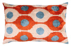 Canvello Luxury Orange Turquoise Pillows For Couch | 16 x 24 in (40 x 60 cm) Canvello