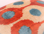 Canvello Luxury Orange Turquoise Pillows For Couch | 16 x 24 in (40 x 60 cm) Canvello