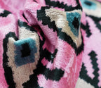 Canvello Luxury Pink Evil Eye Pillow for Couch - 16x16 inch Canvello