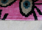 Canvello Luxury Pink Evil Eye Pillow for Couch - 16x16 inch Canvello