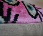 Canvello Luxury Pink Evil Eye Pillow for Couch - 16x16 inch Canvello