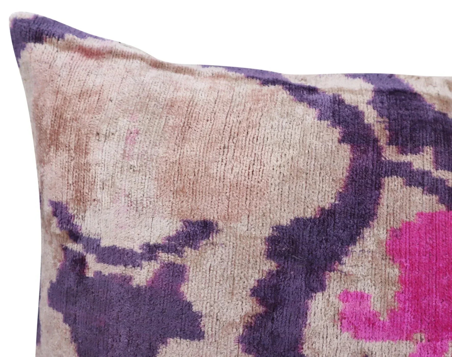 Canvello Luxury Pink Purple Beige Pillow for Couch | 16 x 24 in (40 x 60 cm) Canvello
