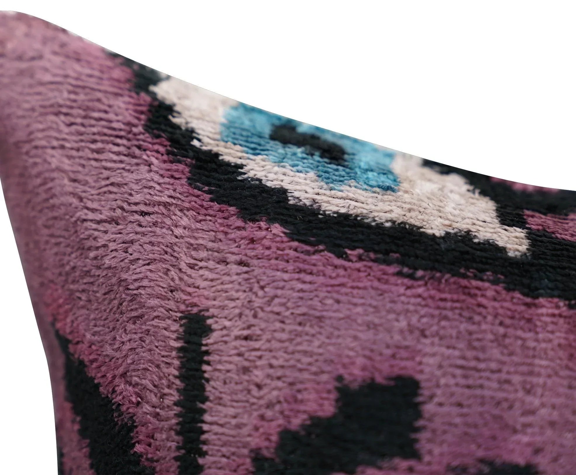 Canvello Luxury Pink Purple Evil Eye Pillow for Couch - 16x16 inch Canvello