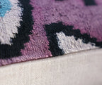 Canvello Luxury Pink Purple Evil Eye Pillow for Couch - 16x16 inch Canvello