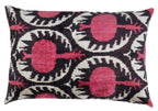 Canvello Luxury Red Pomegranate Velvet Throw Pillows - 16x24 in Canvello