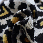 Canvello Luxury Tiger Print Black Gold Throw Pillow with Down Insert Canvello