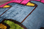 Canvello Multi Color Rainbow Handmade 16x24 Silk Velvet Pillow, Organic Veg Dyed, Down/feather Filled,... - House Of Avana
