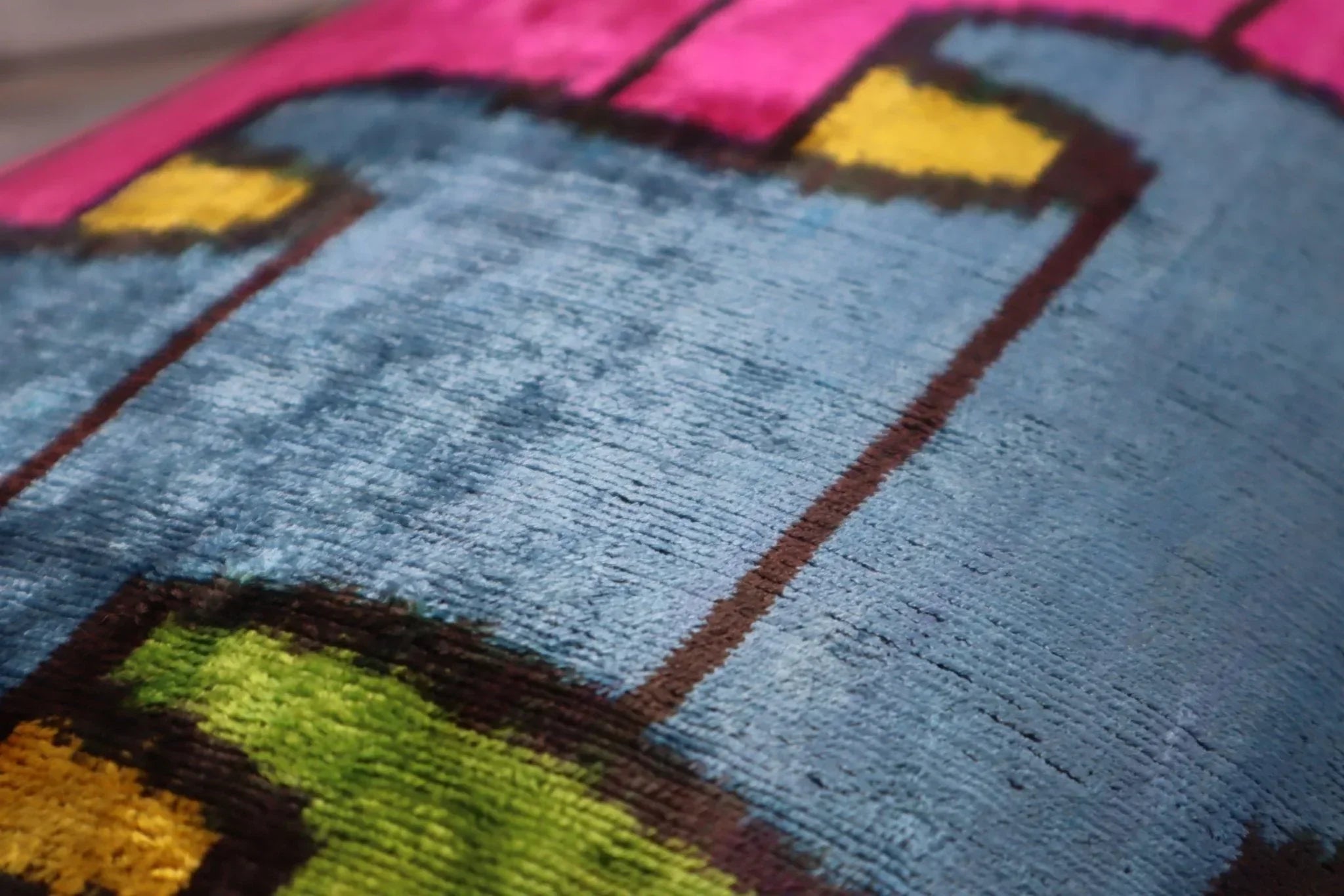 Canvello Multi Color Rainbow Handmade 16x24 Silk Velvet Pillow, Organic Veg Dyed, Down/feather Filled,... - House Of Avana