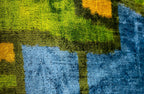 Canvello Multi Color Rainbow Handmade 16x24 Silk Velvet Pillow, Organic Veg Dyed, Down/Feather Filled Canvello