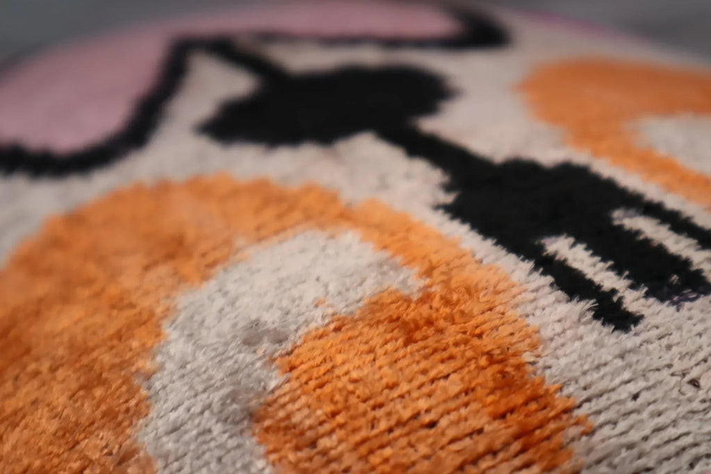 Canvello Orange Pink Handmade 16x24 Silk Velvet Pillow, Organic Veg Dyed, Down/Feather Filled Canvello