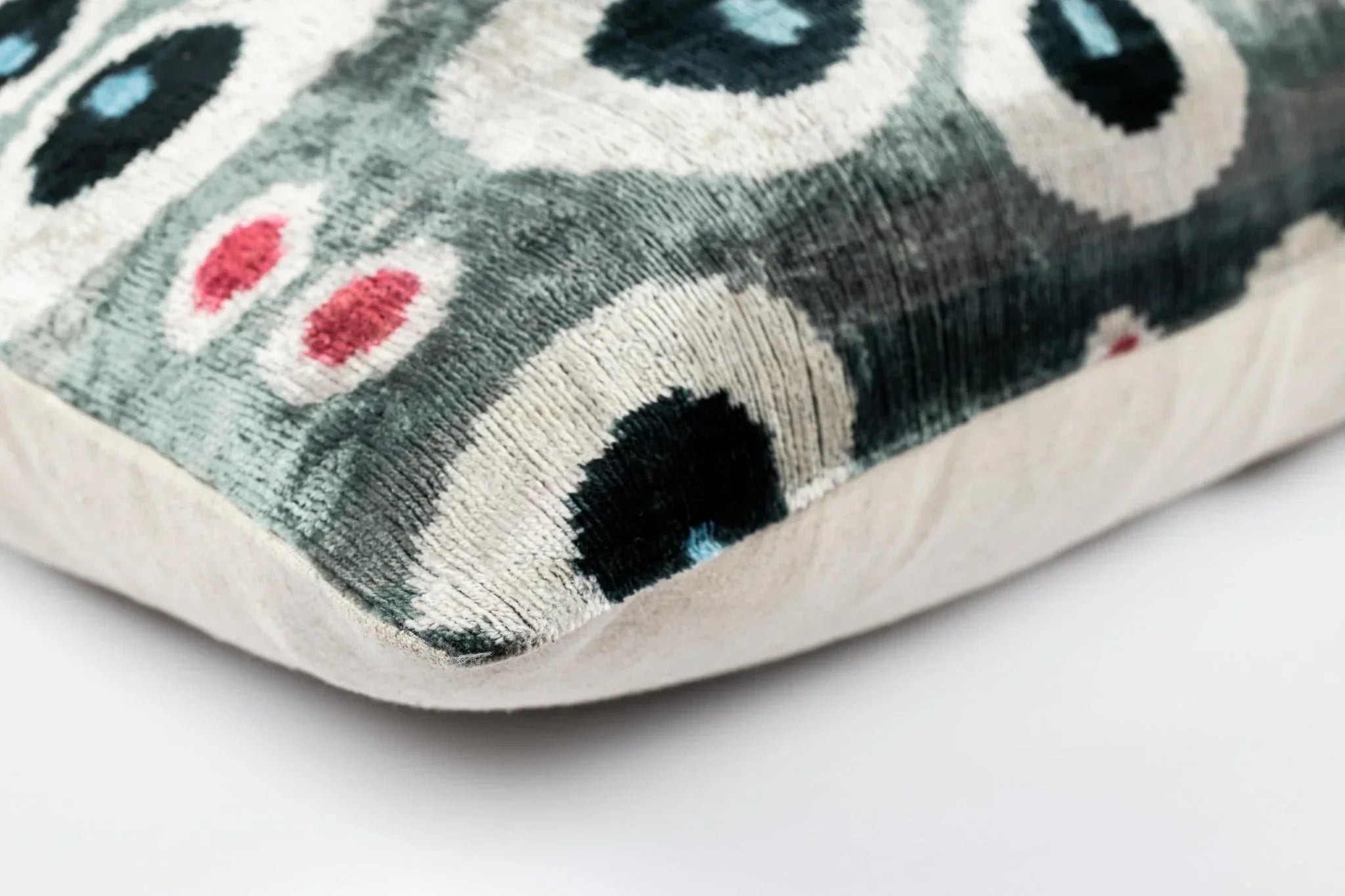 Canvello Organic Handmade Silk Velvet Pillow: 16x24 Inches with Premium Down Feather Insert - All-Natural Vegetable-Dyed Gray Canvello