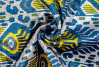 Canvello Organic Handmade Silk Velvet Pillow: 16x24 Inches with Premium Down Feather Insert - Luxury Blue Gold Canvello