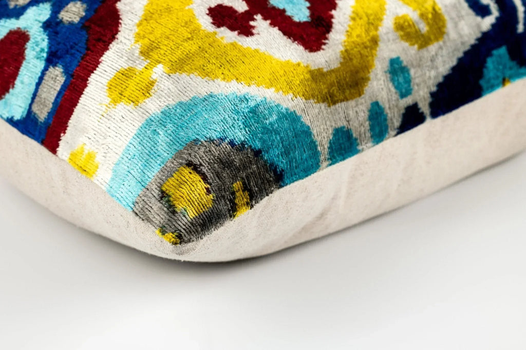 Canvello Organic Handmade Silk Velvet Pillow: 16x24 Inches with Premium Down Feather Insert - Luxury... - House Of Avana