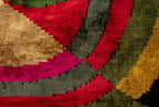 Canvello Organic Handmade Silk Velvet Pillow: 16x24 Inches with Premium Down Feather Insert - Luxury Gold Green Pink Canvello