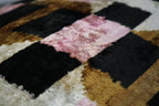 Canvello Pink Brown Handmade Silk Velvet Pillow, Organic Veg Dyed, Down/Feather Filled, 16"x12", 16"x24" Canvello