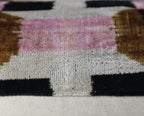 Canvello Pink Brown Handmade Silk Velvet Pillow, Organic Veg Dyed, Down/Feather Filled, 16"x12", 16"x24" Canvello