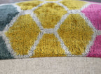 Canvello Pink Gold Gray Hexagon Pillows For Couch - 16x24 in Canvello