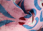Canvello Pink Handmade 16x24 Silk Velvet Pillow, Organic Veg Dyed, Down/Feather Filled Canvello