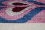 Canvello Pink Handmade 16x24 Silk Velvet Pillow, Organic Veg Dyed, Down/Feather Filled Canvello