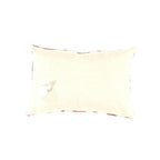 Canvello Red White Designer Ikat Velvet Throw Pillow - 16" X 24" Canvello