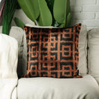 Canvello Silk Velvet Black Decorative Pillows - 20 x 20 in (50 x 50 cm) Canvello