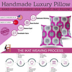 Canvello Silk Velvet Dark Pink Throw Pillows - 16"x16" Canvello