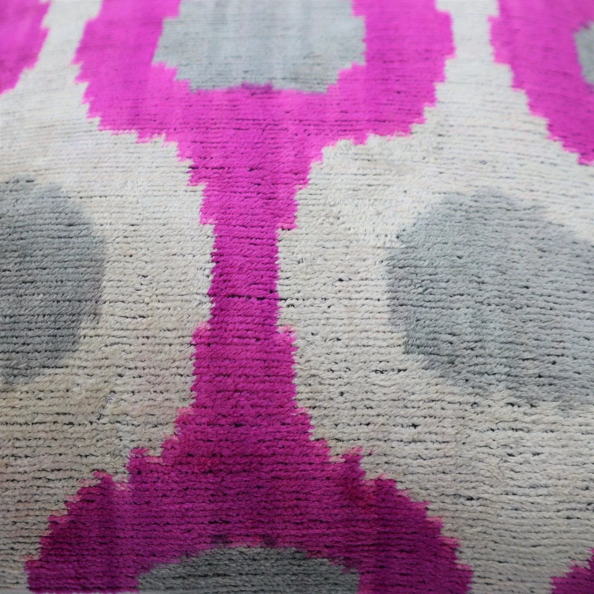 Canvello Silk Velvet Dark Pink Throw Pillows - 16"x16" Canvello