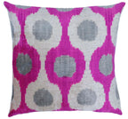 Canvello Silk Velvet Dark Pink Throw Pillows - 16"x16" Canvello